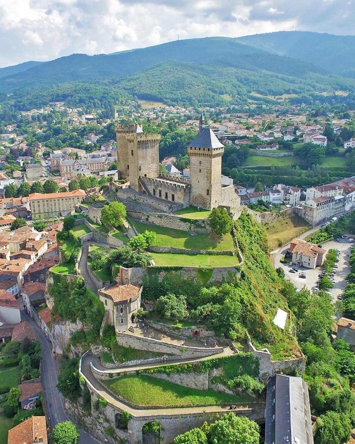 Hebergements Entiers Two Homes T1 Bas Or T1 Haut -Aux Terrasses Du Pech Foix Bagian luar foto
